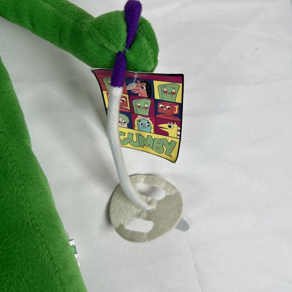 Vtg 2001 GUMBY Plush Ski Patrol Skiing 13” Cartoon Character Stuffed Animal - Picture 5 of 13